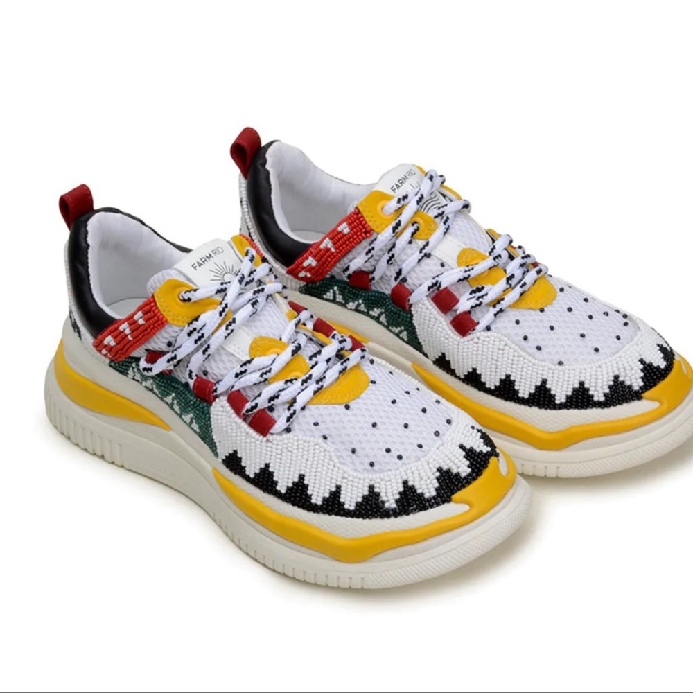 🌴FARM RIO BEADED PLATFORM SNEAKER